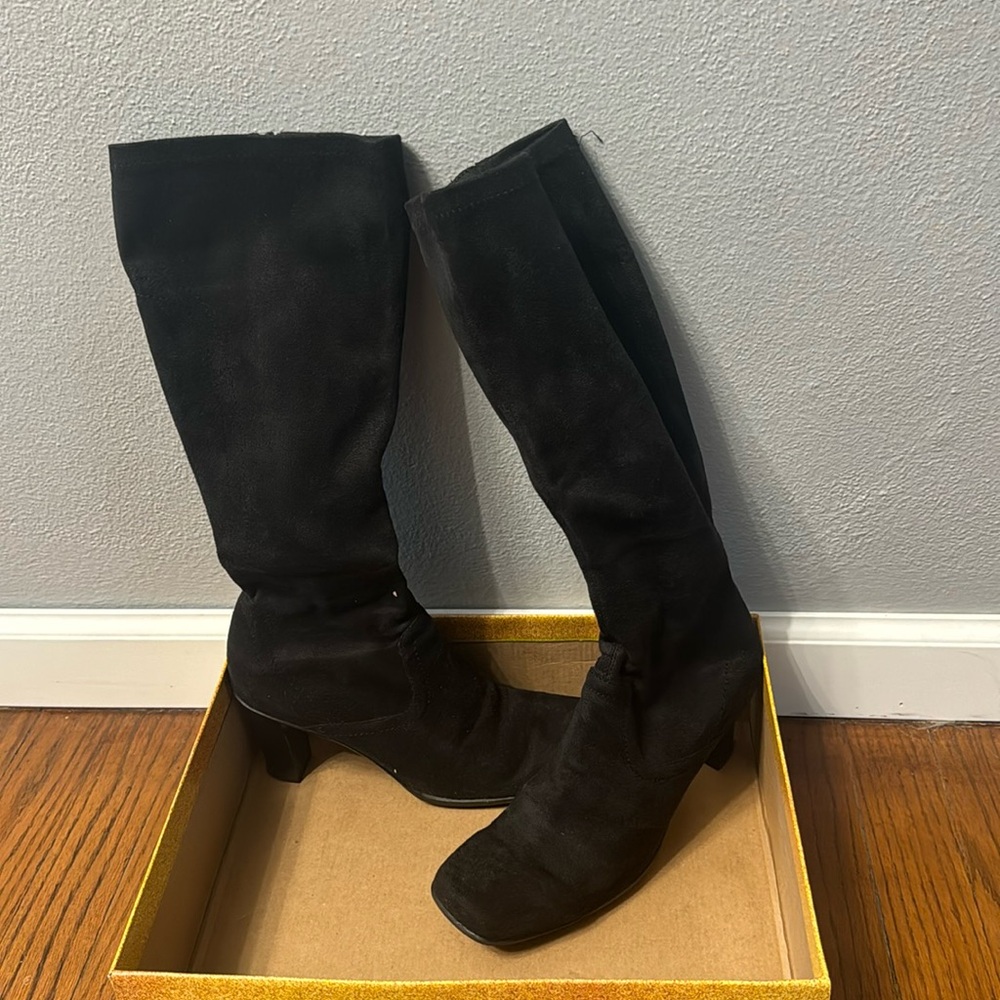 Black Suede Boots